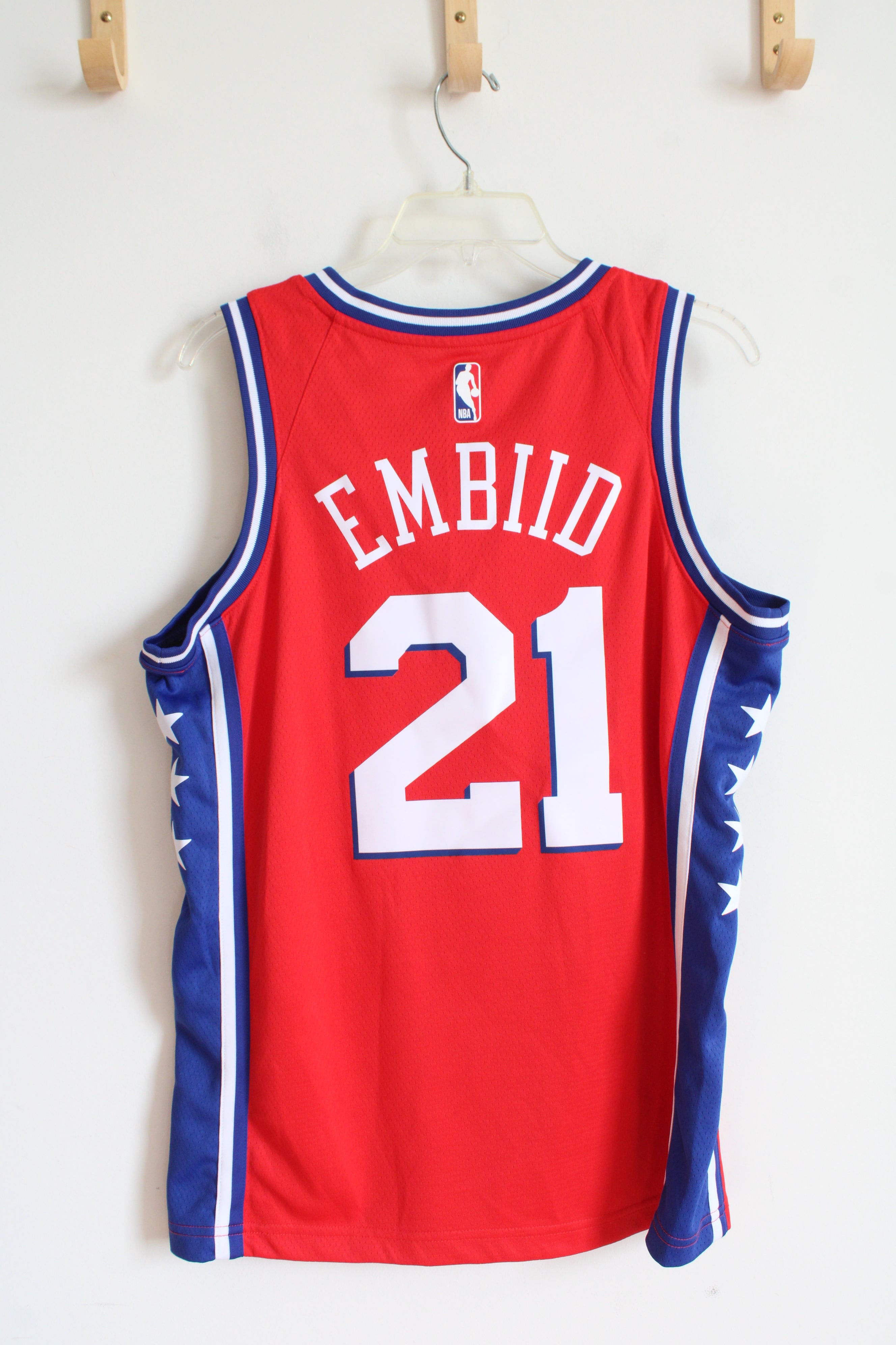 NBA Dri-Fit Philadelphia 76ers Embiid #21 Jersey | M