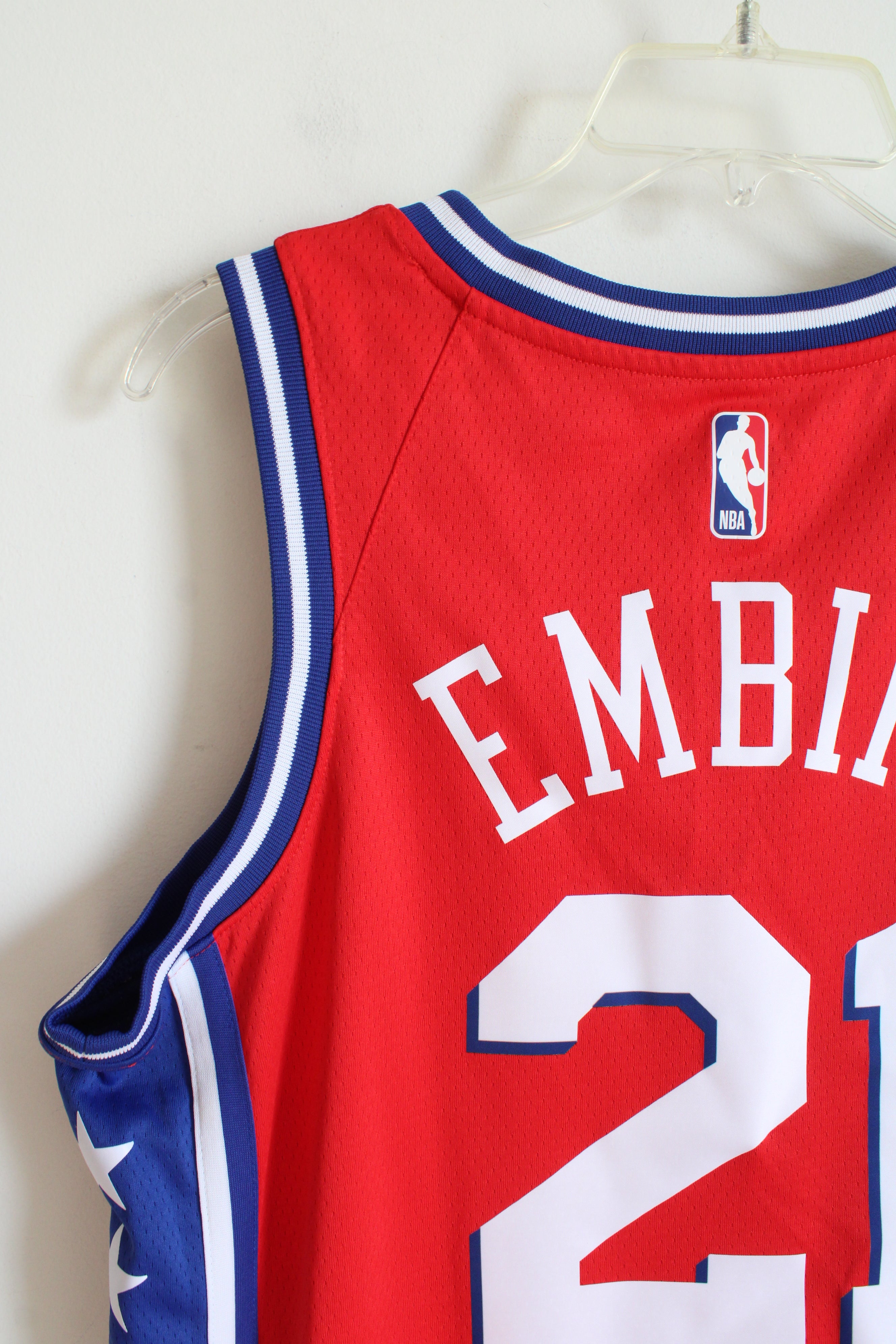 NBA Dri-Fit Philadelphia 76ers Embiid #21 Jersey | M