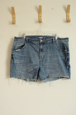 Old Navy Medium wash Mid-rise Boyfriend Denim Shorts | 16