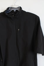 Walter Hagen Hydro Halt Black Golf Shirt | L