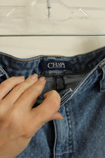 Chaps Diamond Printed Medium wash Denim Shorts | 12
