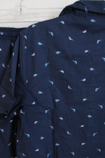 NEW Stafford Blue Bird Print Sleepwear Summer Pajama Set | S