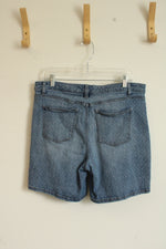 Chaps Diamond Printed Medium wash Denim Shorts | 12