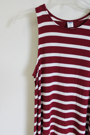 Old Navy Red Striped Tank Dress | XS