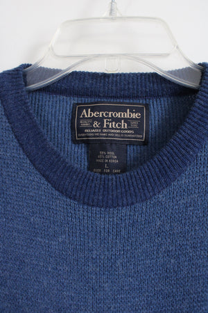 Abercrombie & Fitch Vintage Wool Blue Sweater | L