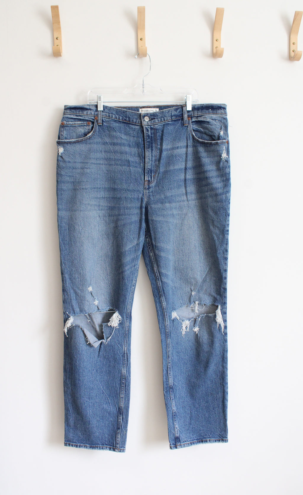 Abercrombie & Fitch The 90s Straight Ultra High Rise Jeans | 34/18 Long