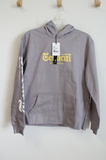 NEW Tenaciti Studios Gray Purple Cotton Hoodie | S