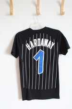 Mitchell & Ness Black Striped Orlando Magic #1 Hardaway Shirt | S