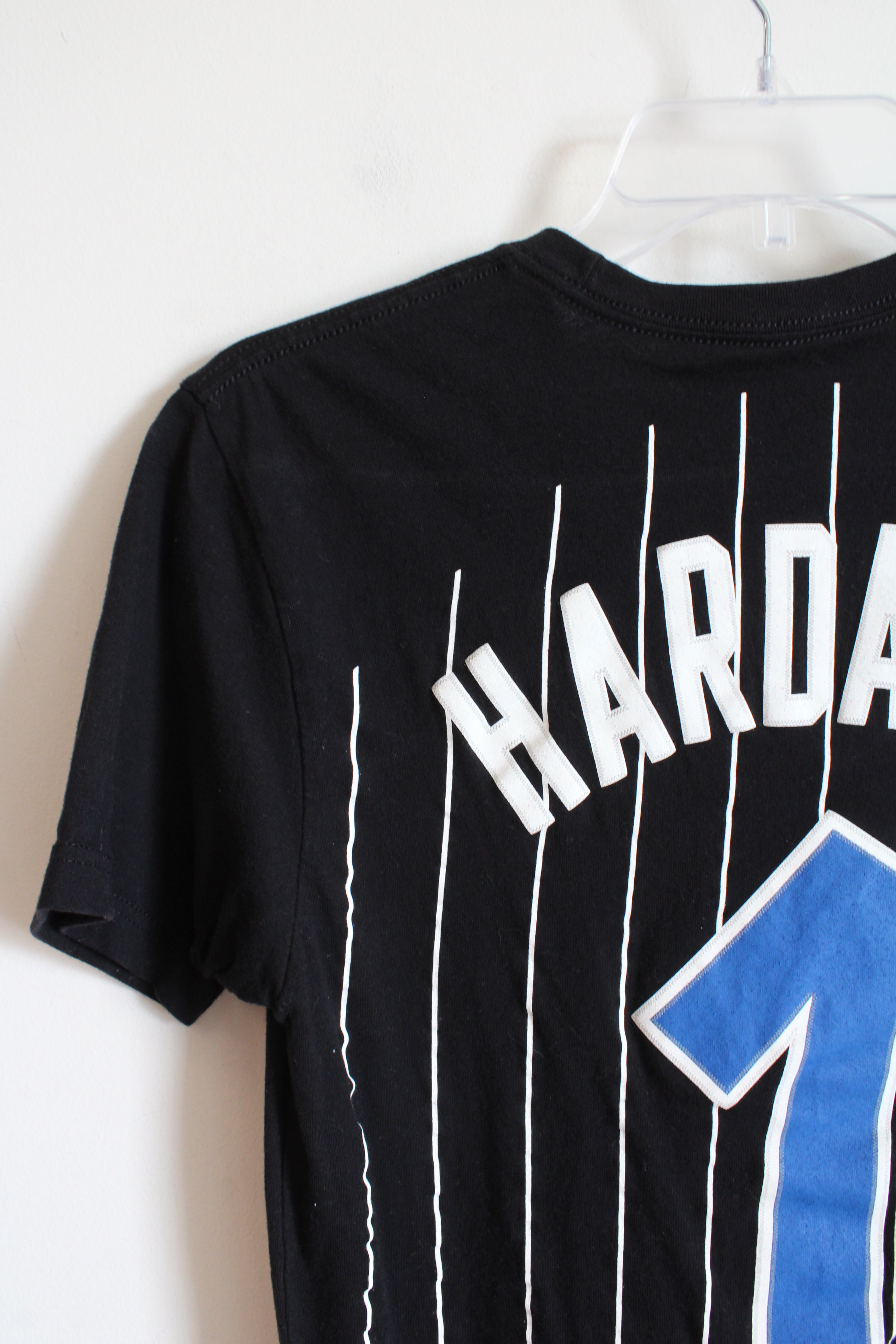 Mitchell & Ness Black Striped Orlando Magic #1 Hardaway Shirt | S