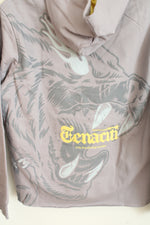 NEW Tenaciti Studios Gray Purple Cotton Hoodie | S