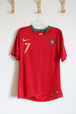 Nike 2018 #7 Ronaldo Portugal Home Soccer Jersey | L