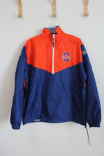Boathouse Philadelphia Orange Soccer Rain Resistant Windbreaker 1/2 Zip Pullover | M