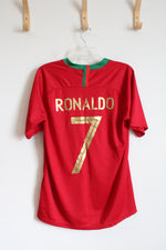 Nike 2018 #7 Ronaldo Portugal Home Soccer Jersey | L