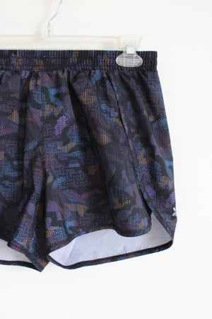 All In Motion Black Patterned Athletic Shorts | 14/16