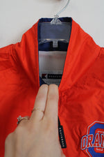 Boathouse Philadelphia Orange Soccer Rain Resistant Windbreaker 1/2 Zip Pullover | M