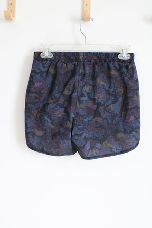 All In Motion Black Patterned Athletic Shorts | 14/16