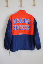 Boathouse Philadelphia Orange Soccer Rain Resistant Windbreaker 1/2 Zip Pullover | M