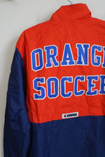Boathouse Philadelphia Orange Soccer Rain Resistant Windbreaker 1/2 Zip Pullover | M
