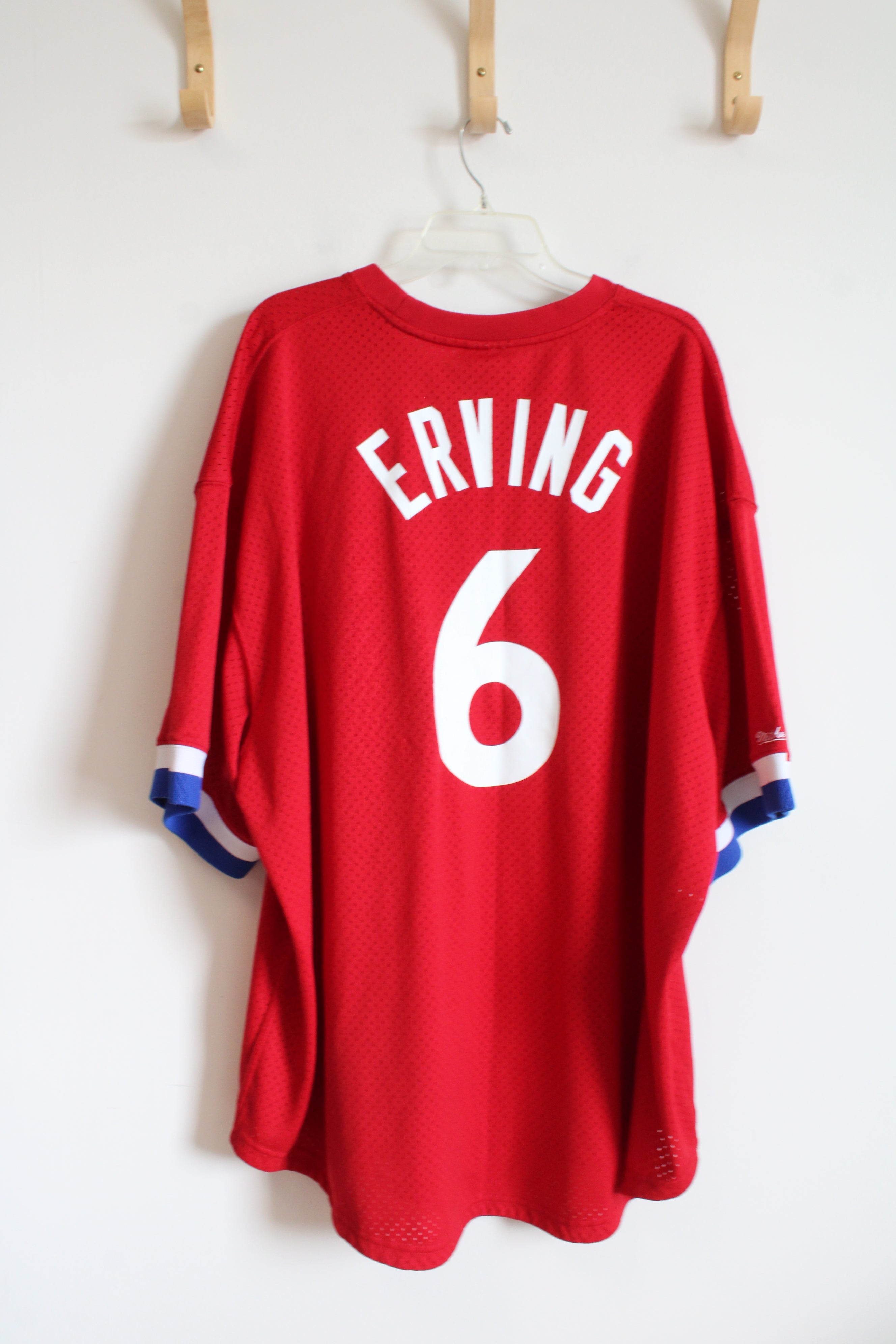 Mitchell & Ness All Stars East #6 Erving Mesh Red Jersey | 5XL (64)