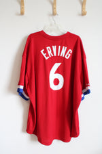 Mitchell & Ness All Stars East #6 Erving Mesh Red Jersey | 5XL (64)