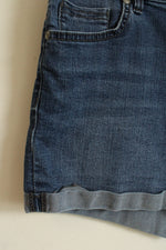 Soho New York & Company Medium wash Cuffed Denim Shorts | 6