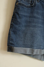 Soho New York & Company Medium wash Cuffed Denim Shorts | 6