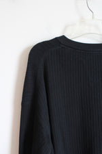 Cutter & Buck Black Ribbed Pittsburgh Steelers Sweater | XL