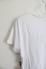 NEW DKNY White Sequined Shirt | M