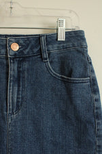 Garage Medium wash Denim Mini Skirt | XS