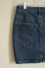 Garage Medium wash Denim Mini Skirt | XS