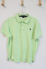 U.S. Polo Association Green Two Button T-Shirt | M
