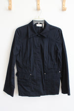 Liz Claiborne Navy Utility Jacket | M