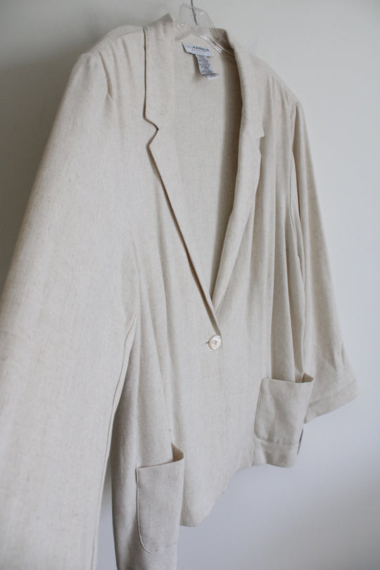 NEW Sag Harbor Beige Blazer | 24W