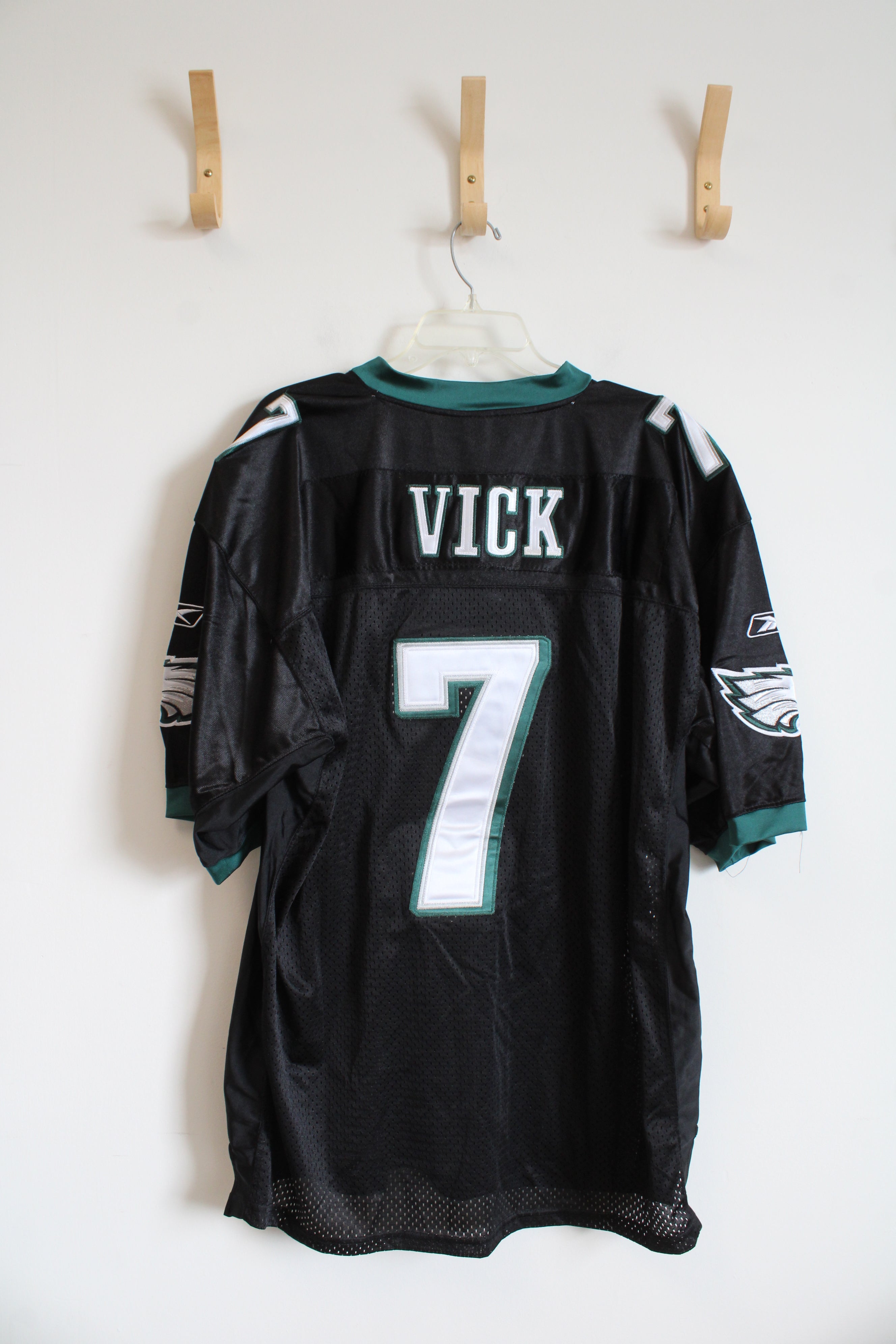 NEW NFL Reebok On Field Philadelphia Eagles #7 Vick Black Jersey | 54