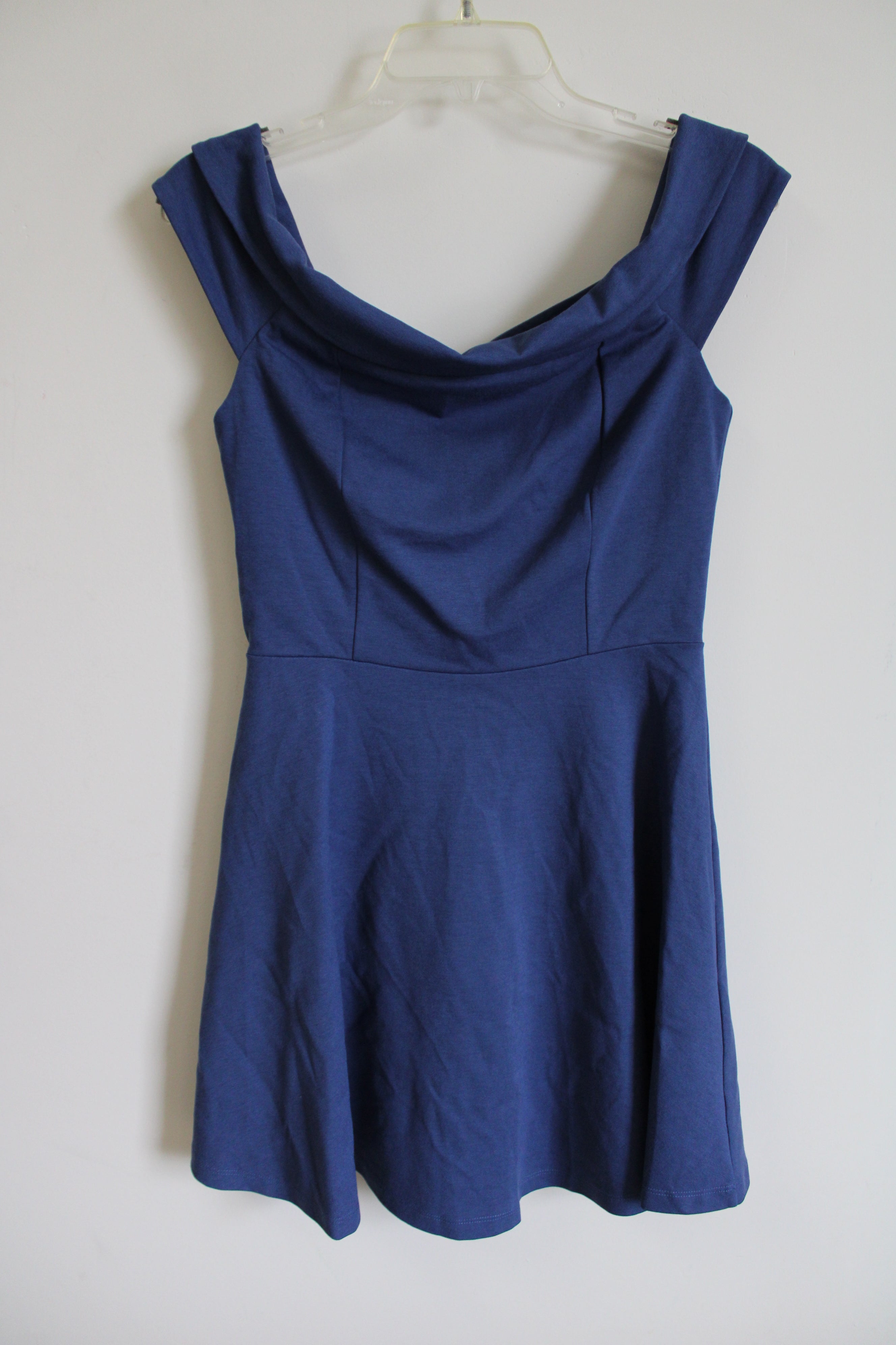 Lulus Blue Off-The-Shoulder dress | M