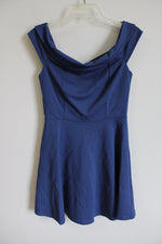 Lulus Blue Off-The-Shoulder dress | M