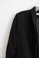H&M Black Ruched Sleeved Blazer | 4