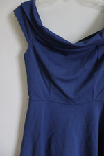 Lulus Blue Off-The-Shoulder dress | M