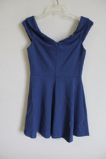 Lulus Blue Off-The-Shoulder dress | M