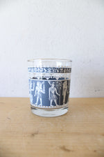 Vintage Egyptian Hieroglyphic 13oz Glass