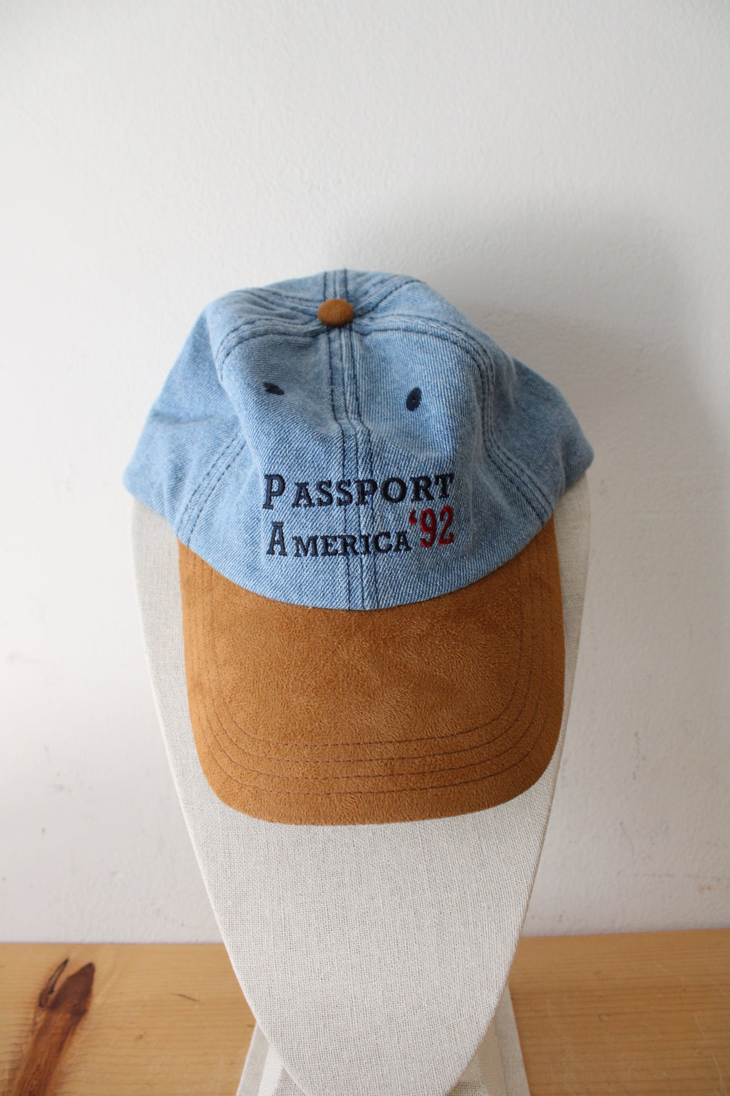 Vintage Passport America '92 Denim Hat