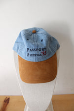 Vintage Passport America '92 Denim Hat