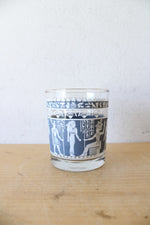 Vintage Egyptian Hieroglyphic 13oz Glass