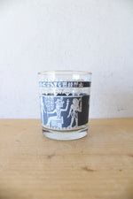 Vintage Egyptian Hieroglyphic 13oz Glass
