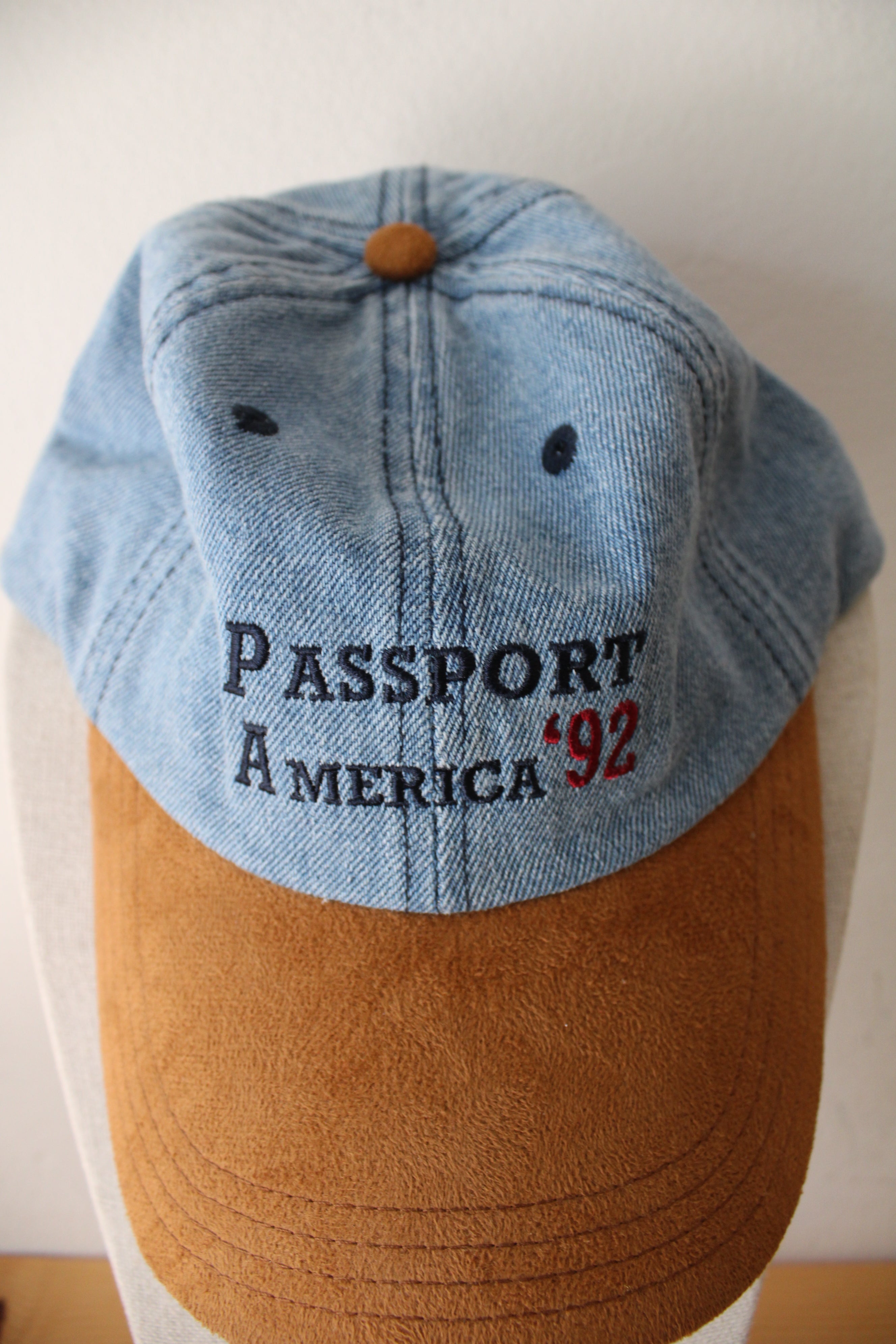 Vintage Passport America '92 Denim Hat