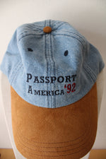 Vintage Passport America '92 Denim Hat
