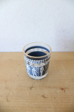Vintage Egyptian Hieroglyphic 13oz Glass