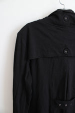 Christopher & Banks Black Knit Jacket | L