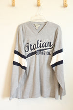 Gear for Sports Italian LS V-Neck Varsity Shirt | L