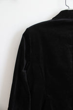 Ann Taylor Black Velvet Blazer | 6